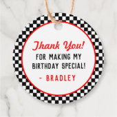 誕生日フランスのパーティー フェイバータグ (裏面)