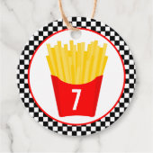 誕生日フランスのパーティー フェイバータグ (正面)