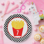 誕生日フランスのパーティー ペーパープレート (パーティー)