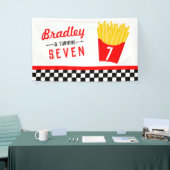 誕生日フランスのパーティー 横断幕 (トレードショー)