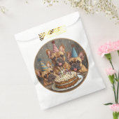 誕生日フランスのブルドッグパーティー帽子 フェイバーバッグ (封をした状態)