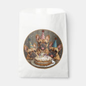 誕生日フランスのブルドッグパーティー帽子 フェイバーバッグ (正面)