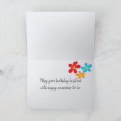 誕生日フリップ – フロップスオンクローザライン カード (内部)