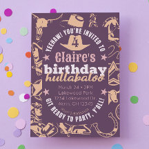 「誕生日フルラバロ」キッド女性のカーボーイ誕生会