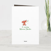 誕生日フレンドかわいいおもしろいナッツあなたについてOpposum カード (裏面)