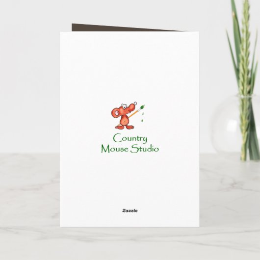 誕生日フレンドかわいいおもしろいナッツあなたについてOpposum カード (裏面)