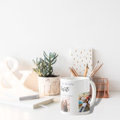 誕生日フレンドの白黒写真名 コーヒーマグカップ