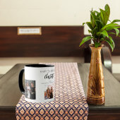 誕生日フレンドの白黒写真名 マグカップ