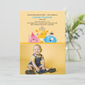 誕生日フレンドフォト招待状 招待状 (スタンド正面)