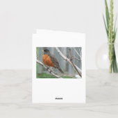 誕生日フレンドロビン&ケーキ カード (裏面)