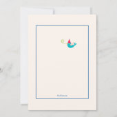 誕生日フレンド招待状 招待状 (裏面)