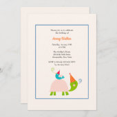 誕生日フレンド招待状 招待状 (正面/裏面)