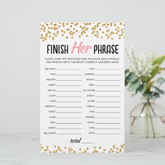 誕生日フレーズを終了バースデーパーティーゲーム (スタンド正面)