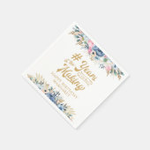 誕生日フローラの作成スクリプトの年 スタンダードカクテルナプキン (角)