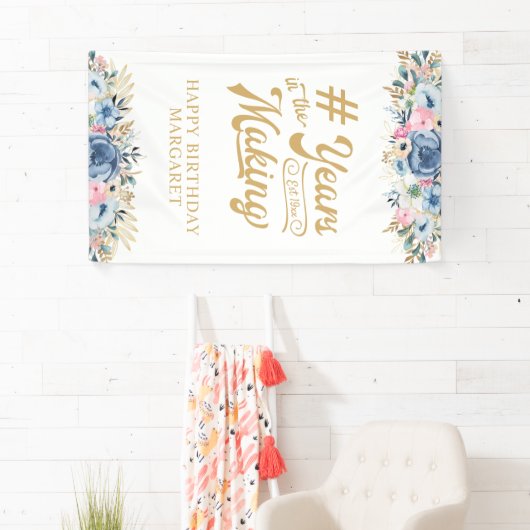 誕生日フローラの作成スクリプトの年 横断幕 (インサイチュ)