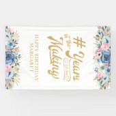 誕生日フローラの作成スクリプトの年 横断幕 (横)