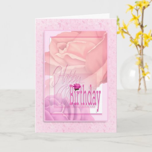 誕生日フローラの花は女性に願いを込める カード (黄色い花)