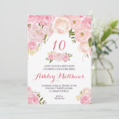 誕生日フローラ招待状、 招待状 (スタンド正面)