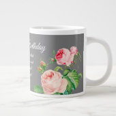 誕生日フローラ詩篇118:24二音コーヒーマグ ジャンボコーヒーマグカップ (右)