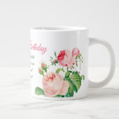 誕生日フローラ詩篇118:24二音コーヒーマグ ジャンボコーヒーマグカップ (右)