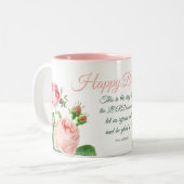 誕生日フローラ詩篇118:24 ツートーンマグカップ (正面左)