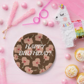 誕生日フローラ ペーパープレート (パーティー)