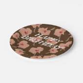 誕生日フローラ ペーパープレート (アングル)