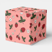 誕生日ブライダルまたはベビーシャワー用のパーティー特典ボックス フェイバーボックス (裏面サイド)