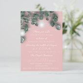 誕生日ブライダルシャワーライトジャールピ素朴ンク 招待状 (スタンド正面)