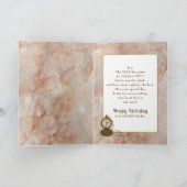 誕生日ブラザーポケットウォッチ及びチェーンカード カード (内部)