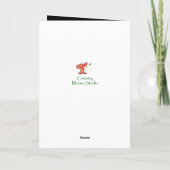 誕生日ブラザーミュージシャンおもしろいユーロックミュージックカード カード (裏面)