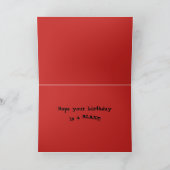 誕生日ブラスト用グリーティングカード カード (内部)