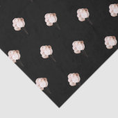 誕生日ブラックバラ金ゴールドバルーン 薄葉紙 (詳細)