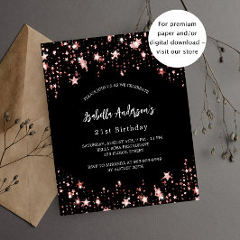 誕生日ブラックバラ金ゴールド星募集