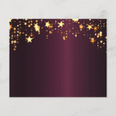 誕生日ブルゴーニュ写真Dateカードを保存 (裏面)