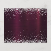 誕生日ブルゴーニュ銀のフローラは日付を保存 (裏面)