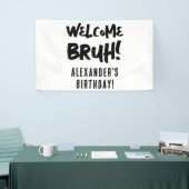 誕生日ブルボーイズ10代の若者10代のボーイウェルカム 横断幕 (トレードショー)