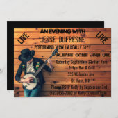 誕生日ブルース招待状 招待状 (正面/裏面)