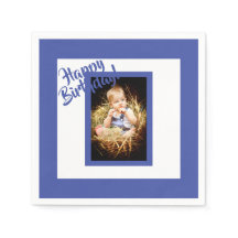 誕生日ブルーフォトボーイ