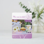 誕生日ブレックファーストブランチ招待状 招待状 (スタンド正面)