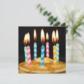 誕生日ブレックファーストブランチ 招待状 (スタンド正面)