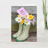 誕生日ブーケ カード (正面)