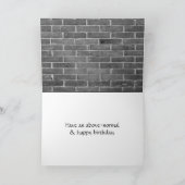 誕生日ブーツの多肉類 カード (内部)