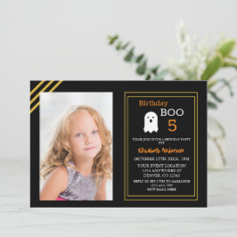 誕生日ブー秋ハロウィーン 招待状