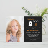 誕生日ブー秋ハロウィーン 招待状 (スタンド正面)