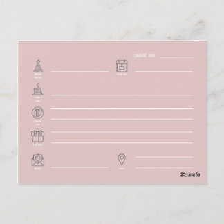 誕生日プラン：はがき ポストカード