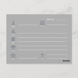 誕生日プラン：はがき ポストカード