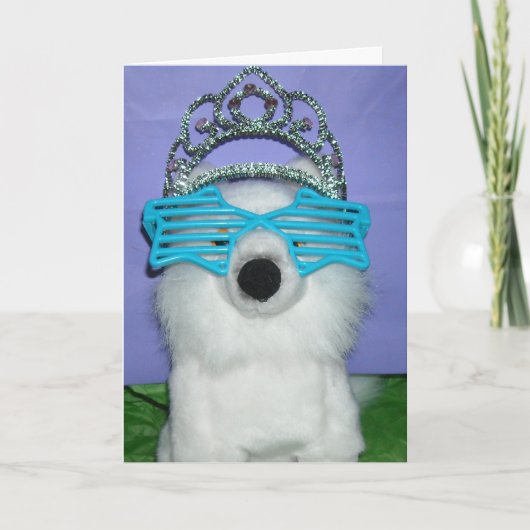 誕生日プリンセスユーモア カード (正面)