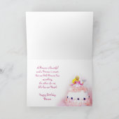 誕生日プリンセス – ドールケーキファンタジー カード (内部)