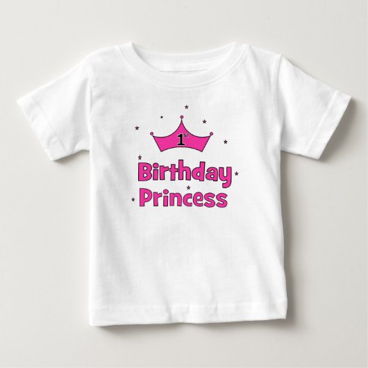 誕生日プリンセス ベビーTシャツ (正面)